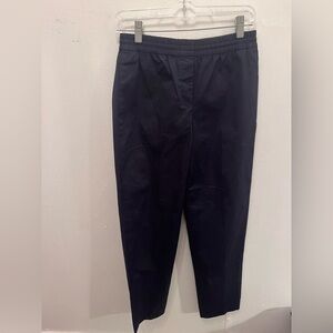 Theory Easy Trouser Classic Chino Blue Midnight Size Small NWT